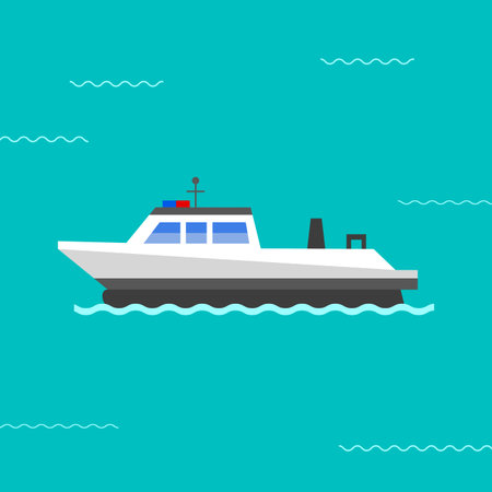 Ship vector illustration.のイラスト素材