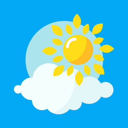 Sun icon vector illustration.のイラスト素材