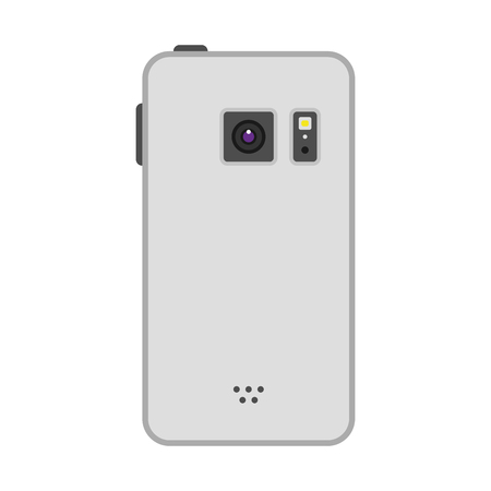 Mobile phone camera vector illustration.のイラスト素材