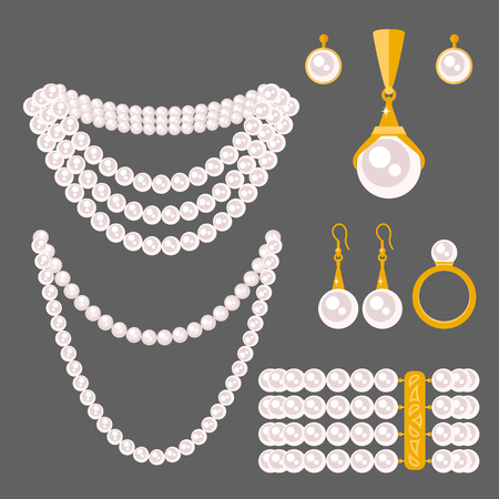 Traditional golden jewellery bangles diamond luxury fine minute precious gold jewelery vector illustration.のイラスト素材