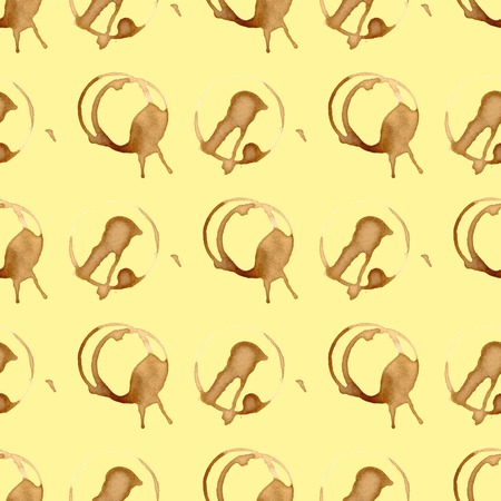 Wine and coffee staiin spots splashes cup vector seamless pattern splash vector illustrationのイラスト素材