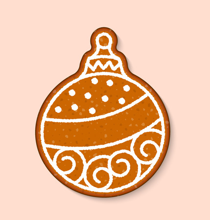 Christmas cookie candy toy vector sweet desserts cooked food traditional cakes for Xmas dinner and teatime illustrationのイラスト素材