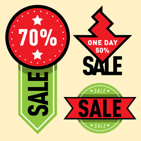 Sale vector badge stickers lables percent discount shopping saledays black friday discount special webshop offer symbols illustration.のイラスト素材