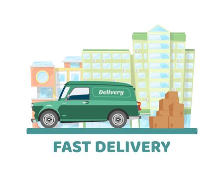 Mobile delivery city transportationの写真素材