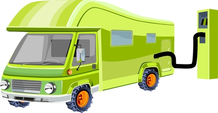 Eco Eco Carのイラスト素材