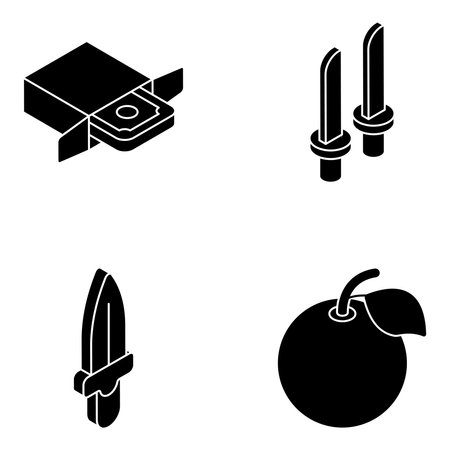 Pack of Chinese New Year Festival glyph Iconsのイラスト素材