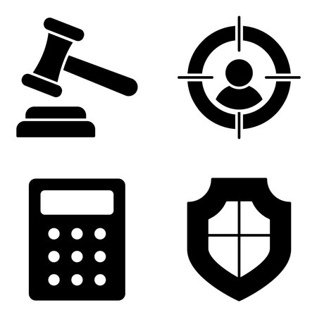 Pack of Finance and Ecommerce Solid Iconsのイラスト素材