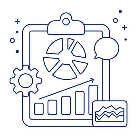 A premium download icon of business reportのイラスト素材