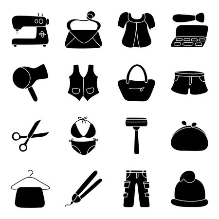 Pack Of Styling solid Iconのイラスト素材