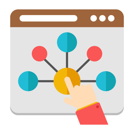 A perfect design icon of web trafficのイラスト素材