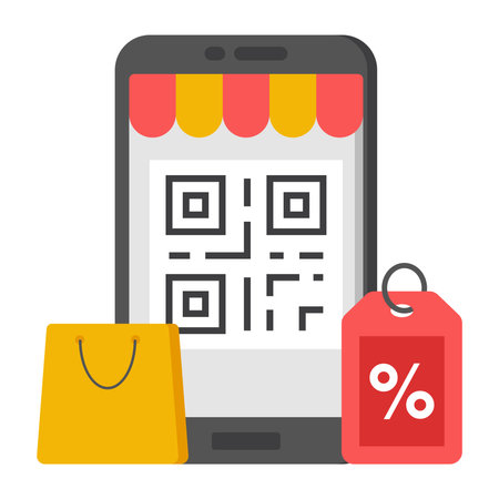 A colored design icon of web saleのイラスト素材