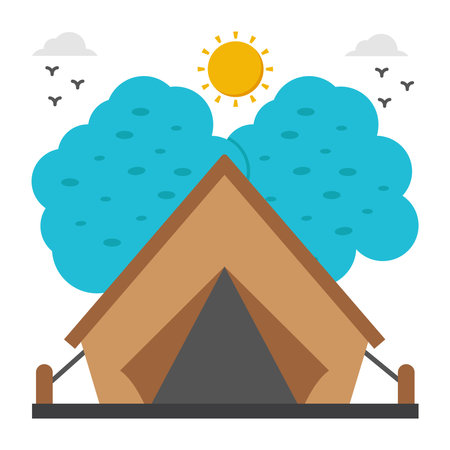 Perfect design icon of fireplaceのイラスト素材