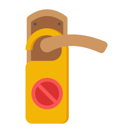 Perfect design icon of door handleのイラスト素材