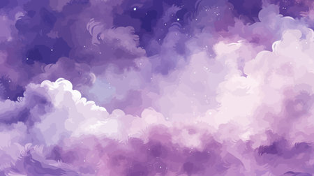 Abstract background with color blots, transitions and bends. Pink and purple colors.のイラスト素材