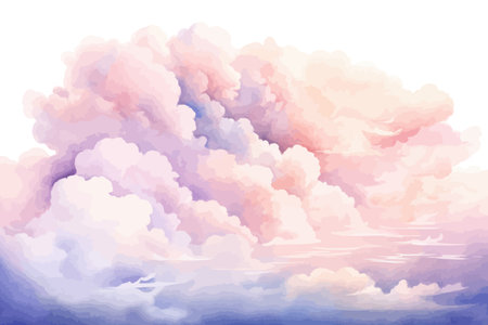 sky and clouds background. Vector illustration for your graphic design. EPS10のイラスト素材