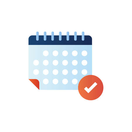 Planning icon in vector. Logotypeのイラスト素材