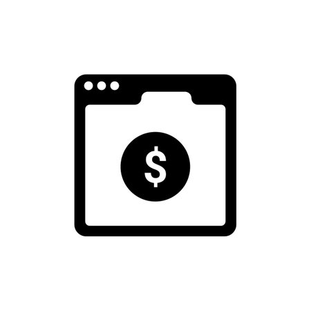 monetization icon in vector. Logotypeのイラスト素材
