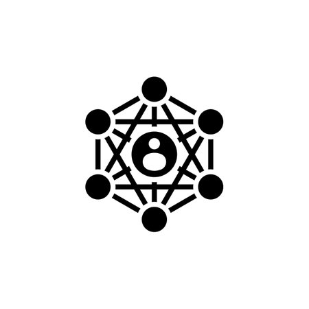 social network icon in vector. Logotypeのイラスト素材