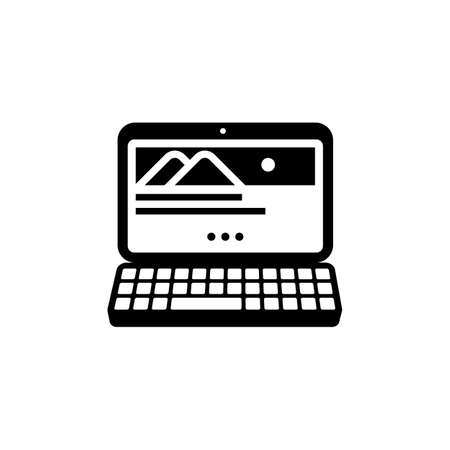 blogging icon in vector. Logotypeのイラスト素材