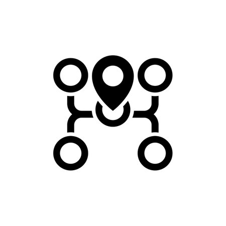 sitemap navigation icon in vector. Logotypeのイラスト素材
