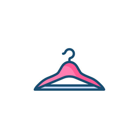 Hanger icon in vector. Logotypeのイラスト素材