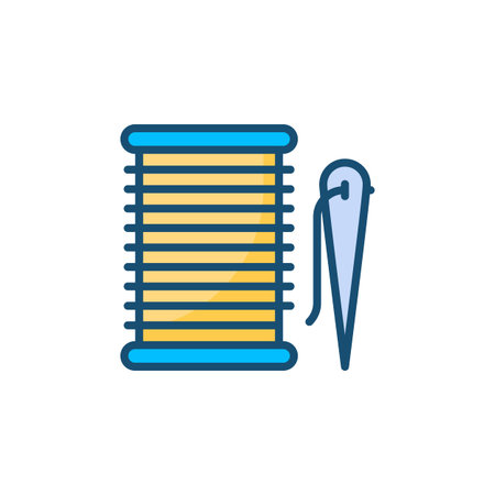 Thread And Needle icon in vector. Logotype