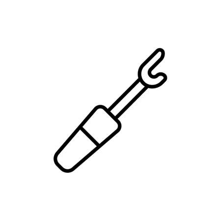 Seam Ripper icon in vector. Logotypeのイラスト素材