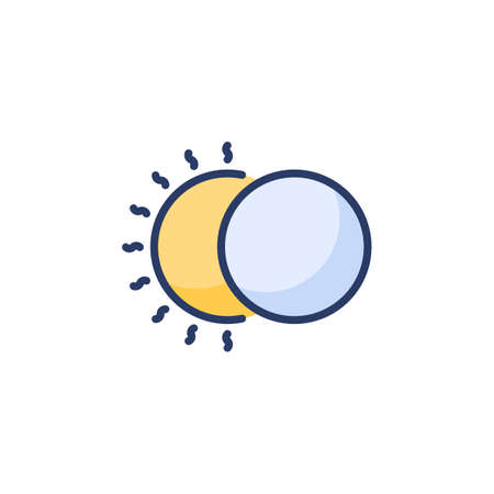 Eclipse  icon in vector. Logotypeのイラスト素材