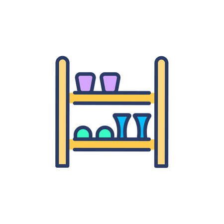 Shoe Stand icon in vector. Logotypeのイラスト素材
