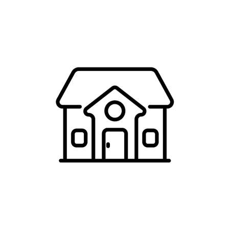 Dream House icon in vector. Logotypeのイラスト素材