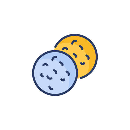 Biscuit icon in vector. Logotypeのイラスト素材