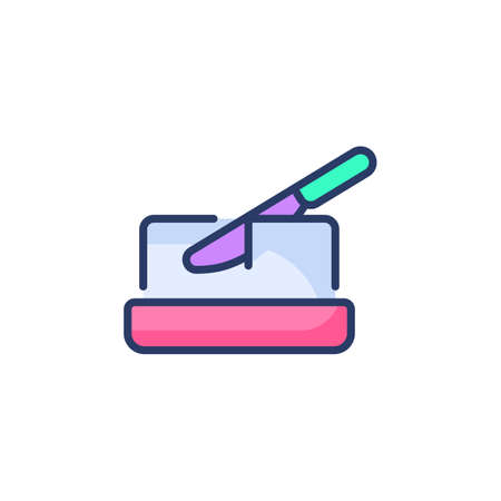 Butter icon in vector. Logotypeのイラスト素材