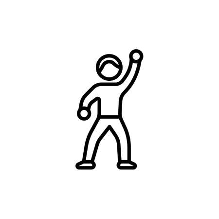 Party Dance icon in vector. Logotypeのイラスト素材