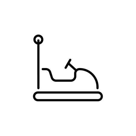 Bumper Car icon in vector. Logotypeのイラスト素材