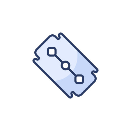 Razor Blade icon in vector. Logotype