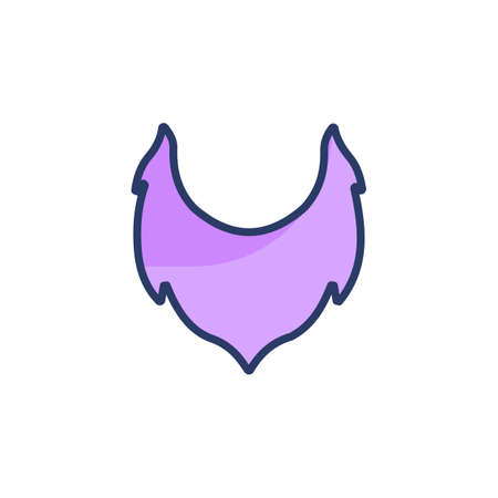 Beard icon in vector. Logotypeのイラスト素材