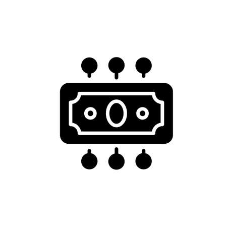 Digital Wealth icon in vector. Logotypeのイラスト素材