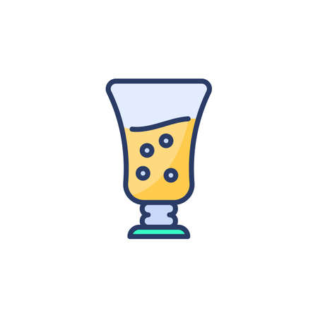 Irish Coffee icon in vector. Logotypeのイラスト素材