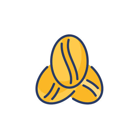 Coffee Beans icon in vector. Logotypeのイラスト素材