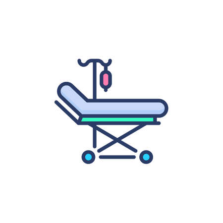 Stretcher icon in vector. Logotypeのイラスト素材