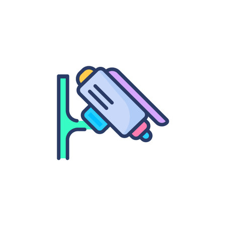Surveillance icon in vector. Logotype