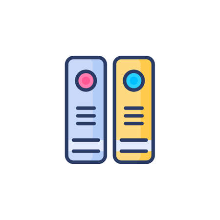 Police File icon in vector. Logotypeのイラスト素材