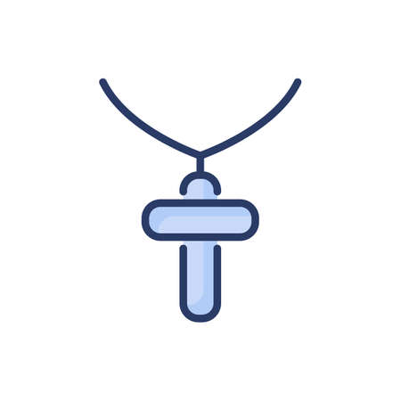 Necklace icon in vector. Logotypeのイラスト素材