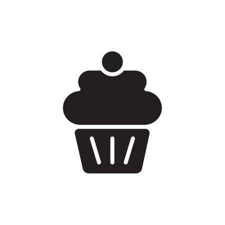 Pastry icon in vector. Logotypeのイラスト素材