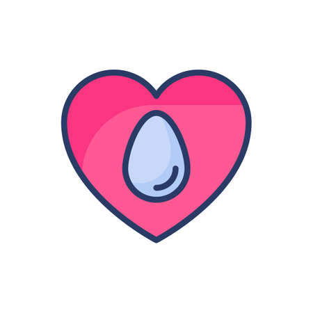 Love Easter icon in vector. Logotypeのイラスト素材