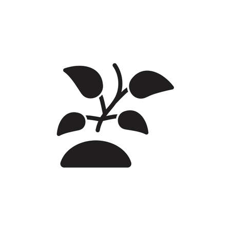 Sprout icon in vector. Logotypeのイラスト素材