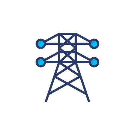 Electricity icon in vector. Logotypeのイラスト素材