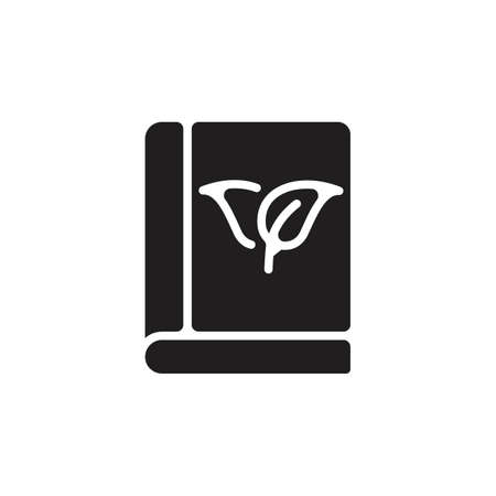 Ecology Book icon in vector. Logotypeのイラスト素材