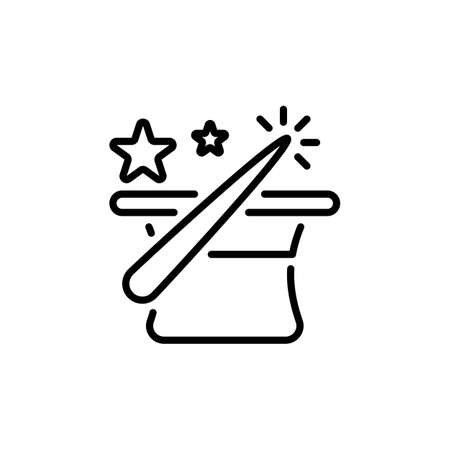Magic icon in vector. Logotypeのイラスト素材