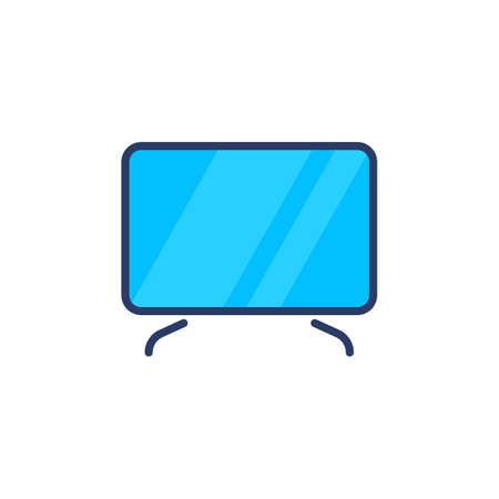 TV icon in vector. Logotypeのイラスト素材